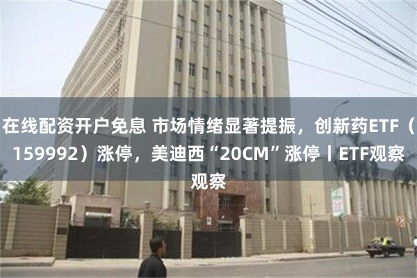 在线配资开户免息 市场情绪显著提振，创新药ETF（159992）涨停，美迪西“20CM”涨停丨ETF观察