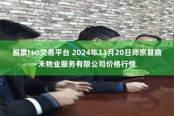 股票t+o交易平台 2024年11月20日师宗县鼎禾物业服务有限公司价格行情