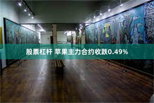 股票杠杆 苹果主力合约收跌0.49%